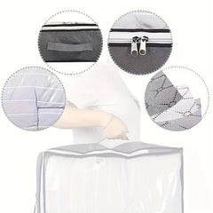 Large Capacity Cotton Quilt Storage Bag Dust-proof Moisture-proof Foldable Bag