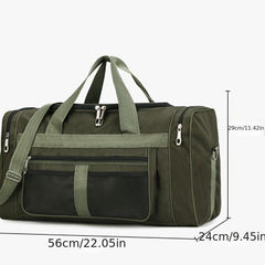 Canvas Duffle Bag For Fitness Traveling Accessories