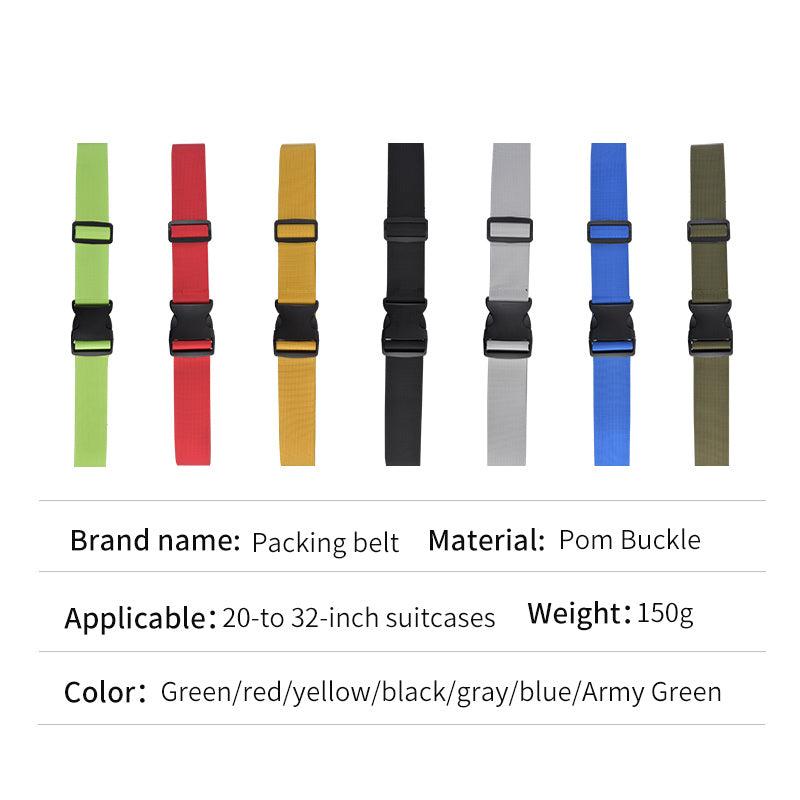 Adjustable Nylon Luggage Strap with Plastic Buckle