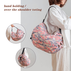 Camo Print Waterproof Travel Bag Adjustable Strap
