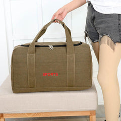 Vintage Canvas Travel Luggage Bag Large Capacity Duffel Men Women