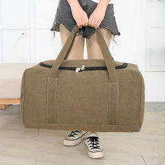 Vintage Canvas Travel Luggage Bag Large Capacity Duffel Men Women
