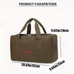 Vintage Canvas Travel Luggage Bag Large Capacity Duffel Men Women