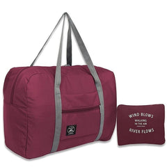 Travel Foldable Zipper Handbag Large Capacity Duffle Bag