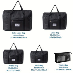 Foldable Waterproof Duffle Bag Gym Carry-On Weekender Travel Accessories