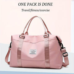 Waterproof Portable Travel Duffle Bag Dry Wet Separation Sports Bag