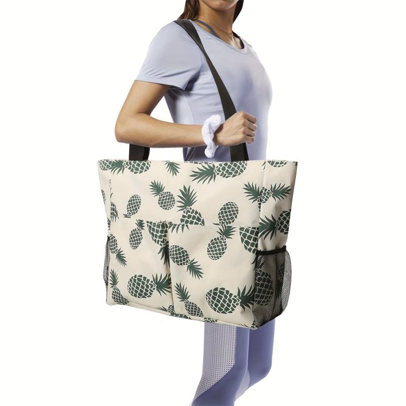 Pineapple Beach Tote Bag Women's Shoulder Bag Travel Beach Storage