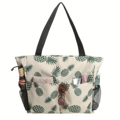 Pineapple Beach Tote Bag Women's Shoulder Bag Travel Beach Storage