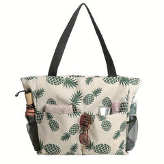 Pineapple Beach Tote Bag Women's Shoulder Bag Travel Beach Storage