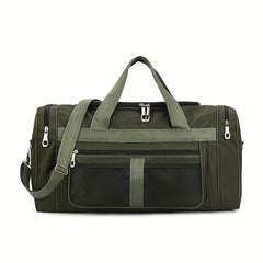 Portable Travel Bag Large Capacity Foldable Duffel Bag Overnight Zipper Handbag