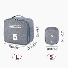 Portable Travel Storage Bag Lightweight Emergency Zipper Bag Medical Organizer