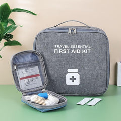 Portable Travel Storage Bag Lightweight Emergency Zipper Bag Medical Organizer