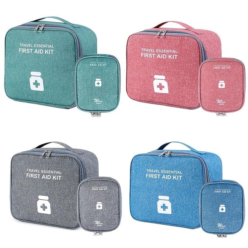 Portable Travel Storage Bag Lightweight Emergency Zipper Bag Medical Organizer