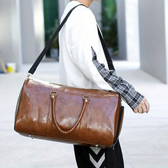Vintage Large Duffle Bag for Travel and Sports