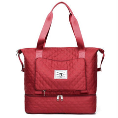 Portable Travel Storage Bag Lightweight Foldable Zipper Duffel Bag