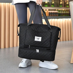 Portable Travel Storage Bag Lightweight Foldable Zipper Duffel Bag