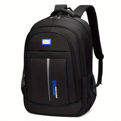 Large Capacity Nylon Laptop Backpack Waterproof Lightweight Travel Bag