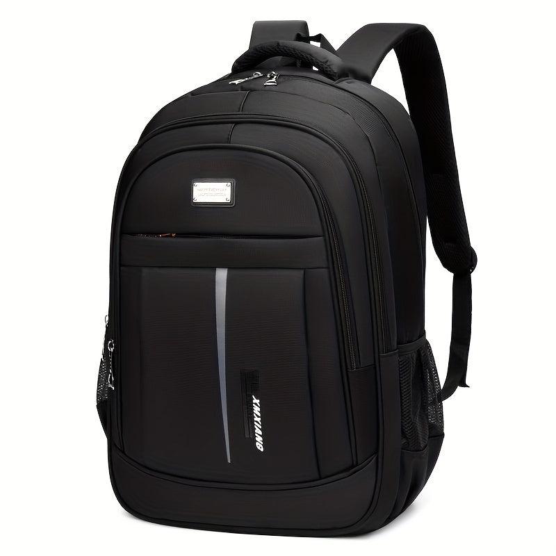 Large Capacity Nylon Laptop Backpack Waterproof Lightweight Travel Bag