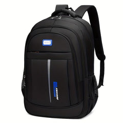Large Capacity Nylon Laptop Backpack Waterproof Lightweight Travel Bag