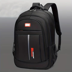 Large Capacity Nylon Laptop Backpack Waterproof Lightweight Travel Bag