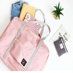 Portable Travel Storage Bag Foldable Carry on Luggage Weekender Overnight Bag