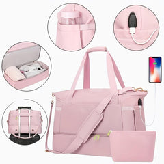 Travel Luggage Bag Waterproof Weekender Overnight Bag