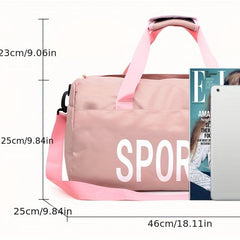 3Pcs Weekender Travel Bag Set Large Capacity Sports Gym Bag Casual Duffle Bag