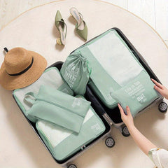 6pcs Travel Storage Bag Luggage Clothes Underwear Storage Bag