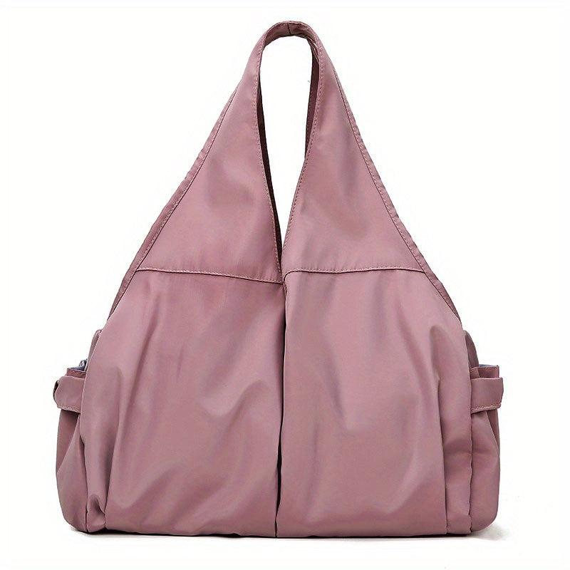 Large Capacity Weekender Tote Bag Nylon Lightweight Luggage Bag