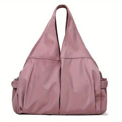 Large Capacity Weekender Tote Bag Nylon Lightweight Luggage Bag