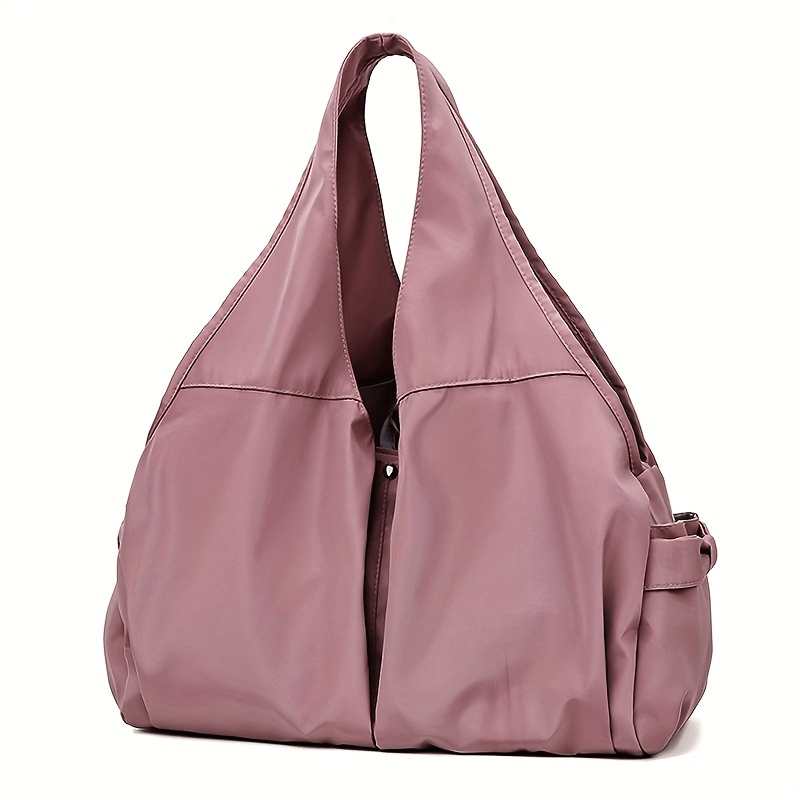 Large Capacity Weekender Tote Bag Nylon Lightweight Luggage Bag