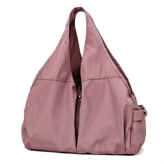 Large Capacity Weekender Tote Bag Nylon Lightweight Luggage Bag