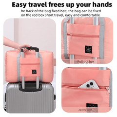 Foldable Portable Travel Duffle Bag Sports Gym Bag for Women