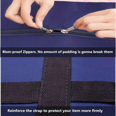 Minimalist Zipper Duffle Bag Lightweight Storage Bag