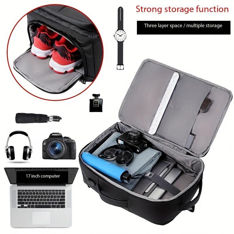 Large Capacity Travel Backpack USB Charging Lightweight Daypack