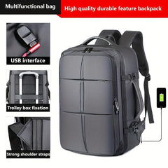 Large Capacity Travel Backpack USB Charging Lightweight Daypack
