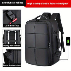 Large Capacity Travel Backpack USB Charging Lightweight Daypack