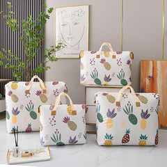 Large Capacity Cartoon Pattern Storage Box Clothes Organizer Zipper Container