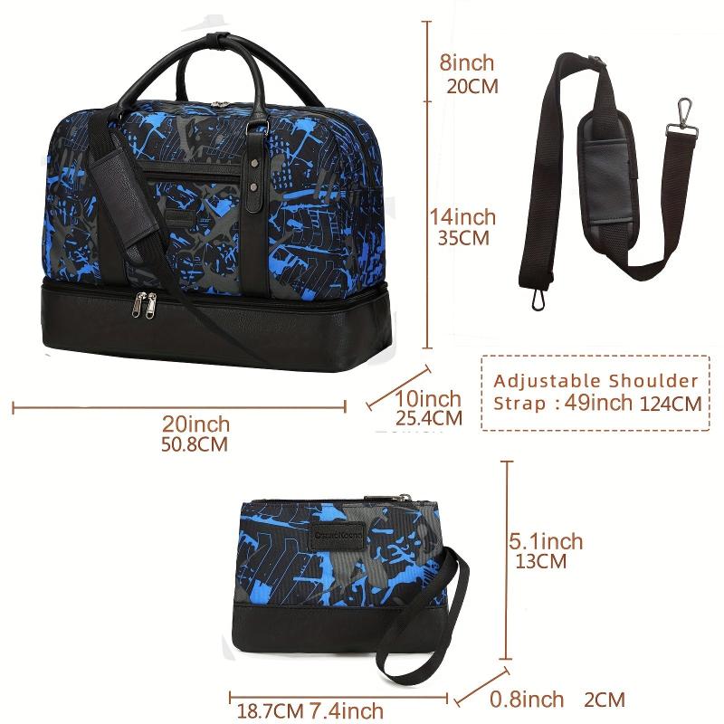 Large Capacity Travel Duffle Bag Portable Sports Gym Storage Bag