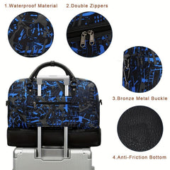 Large Capacity Travel Duffle Bag Portable Sports Gym Storage Bag