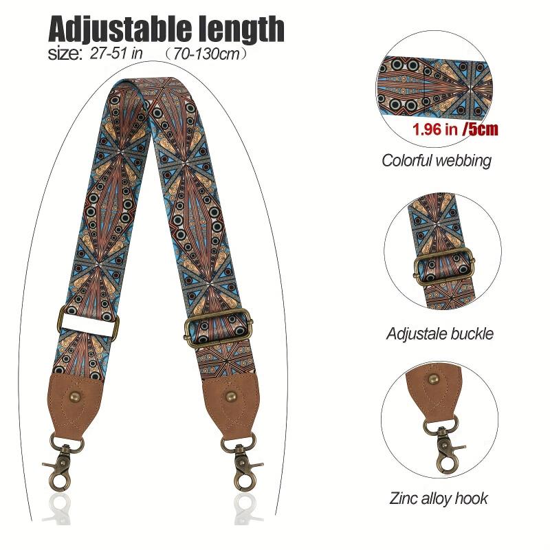 Wide Purse Straps For Women Crossbody Bags Replacement Guitar Strap