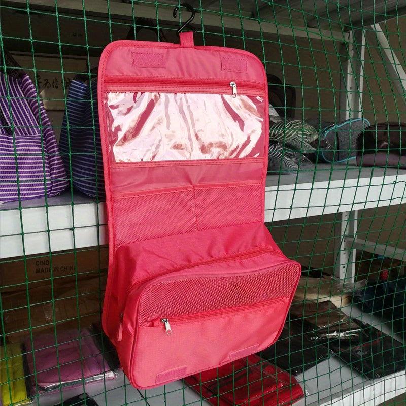 Hangable Hook Cosmetic Bag Large Capacity Portable Makeup Storage Bag