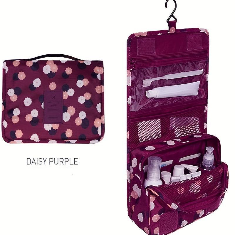 Hangable Hook Cosmetic Bag Large Capacity Portable Makeup Storage Bag