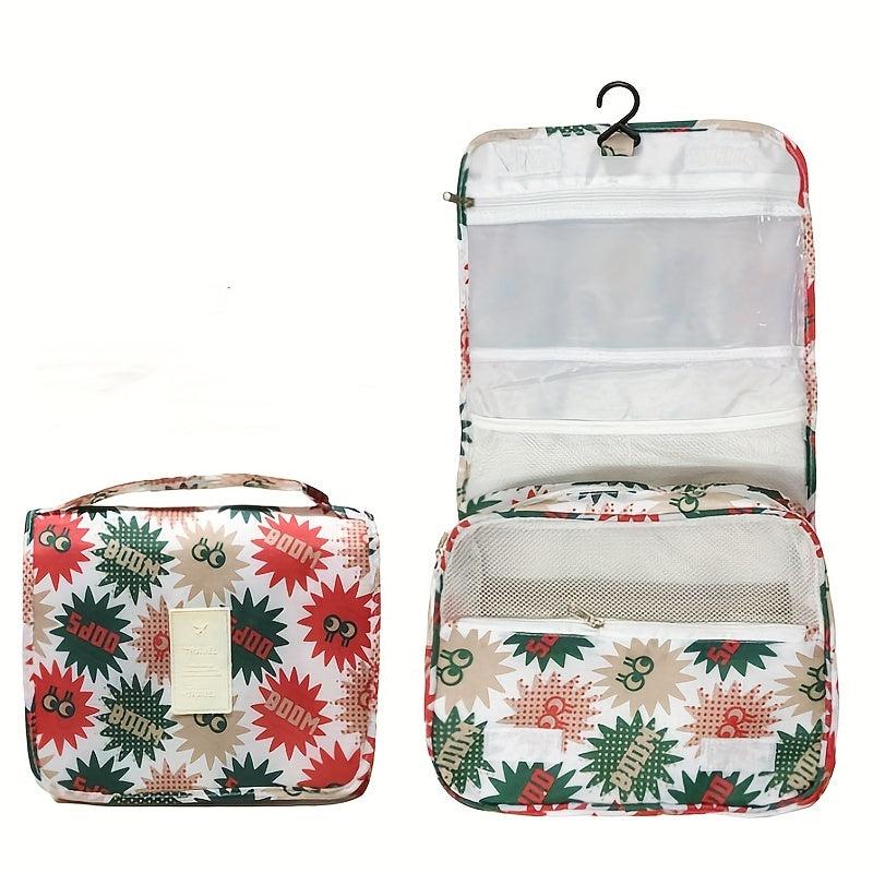 Hangable Hook Cosmetic Bag Large Capacity Portable Makeup Storage Bag