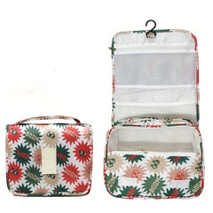 Hangable Hook Cosmetic Bag Large Capacity Portable Makeup Storage Bag