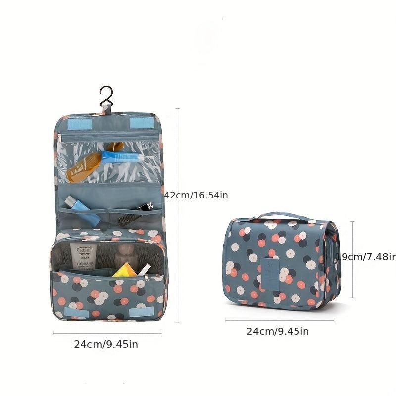 Hangable Hook Cosmetic Bag Large Capacity Portable Makeup Storage Bag