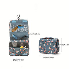 Hangable Hook Cosmetic Bag Large Capacity Portable Makeup Storage Bag