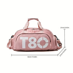 Large Travel Gym Duffle Bag Portable Nylon Weekender Bag Carry on Overnight