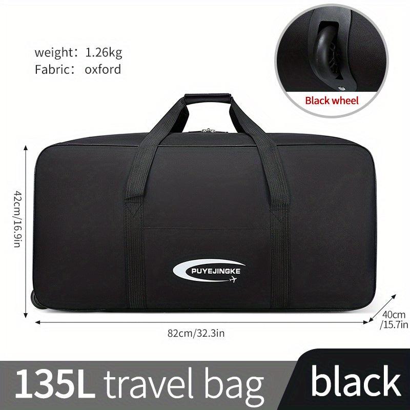 Ultralight Large Capacity Foldable Luggage Bag Duffel Bag with Wheels