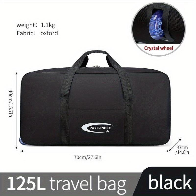 Ultralight Large Capacity Foldable Luggage Bag Duffel Bag with Wheels